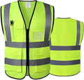 High-Visibility Safety Vest – ANSI Class 2 – Construction PPE